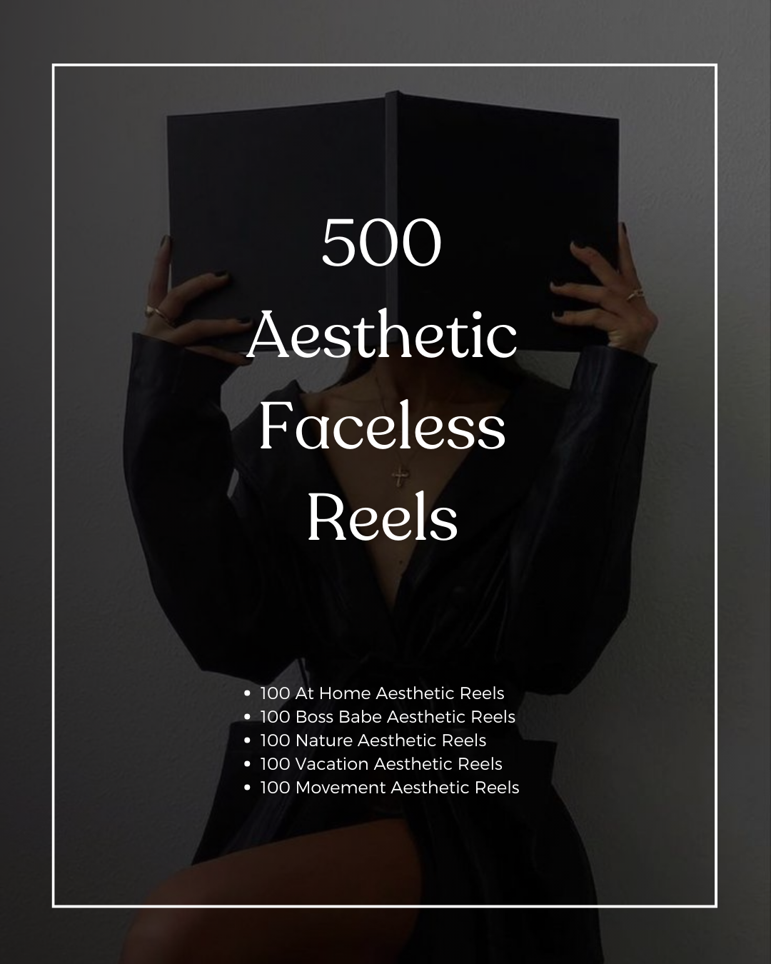 500 Aesthetic Faceless Reels Collection W/PLR